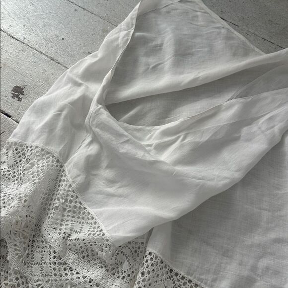 Antique Linen Split Crotch Skirt/Short Bloomer - Picture 7 of 7